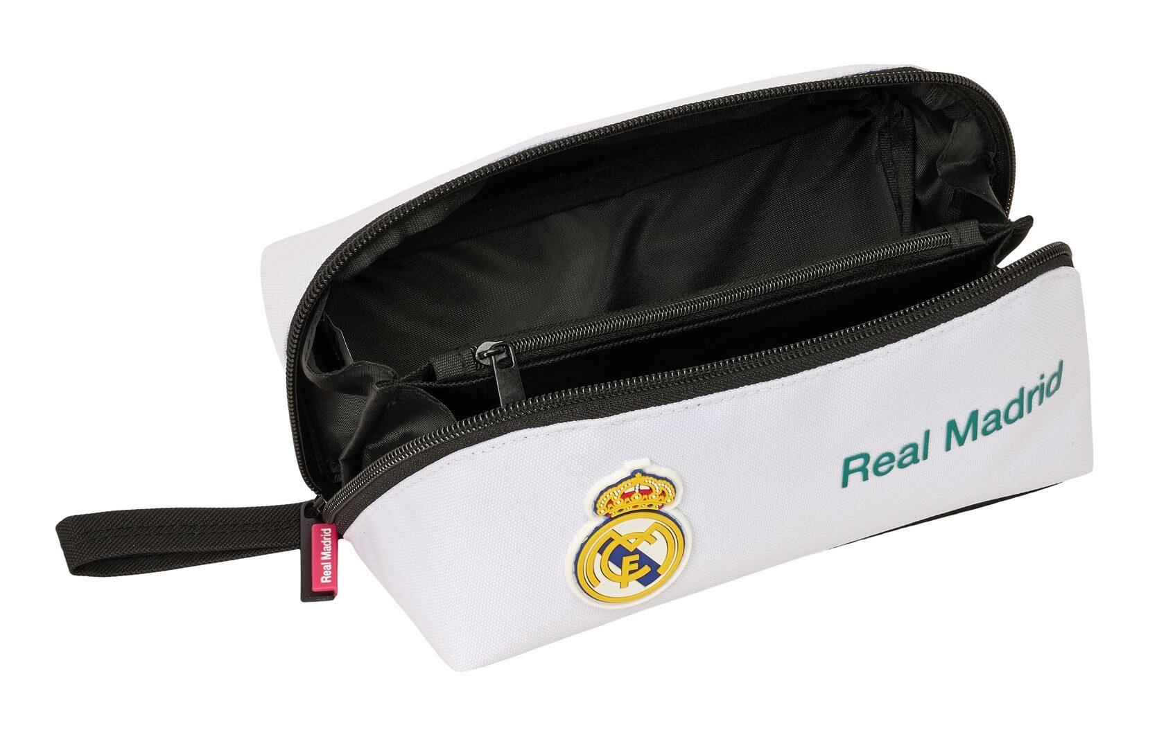 Astuccio grande per bambini del Real Madrid in poliestere con cerniera, colore 4/4