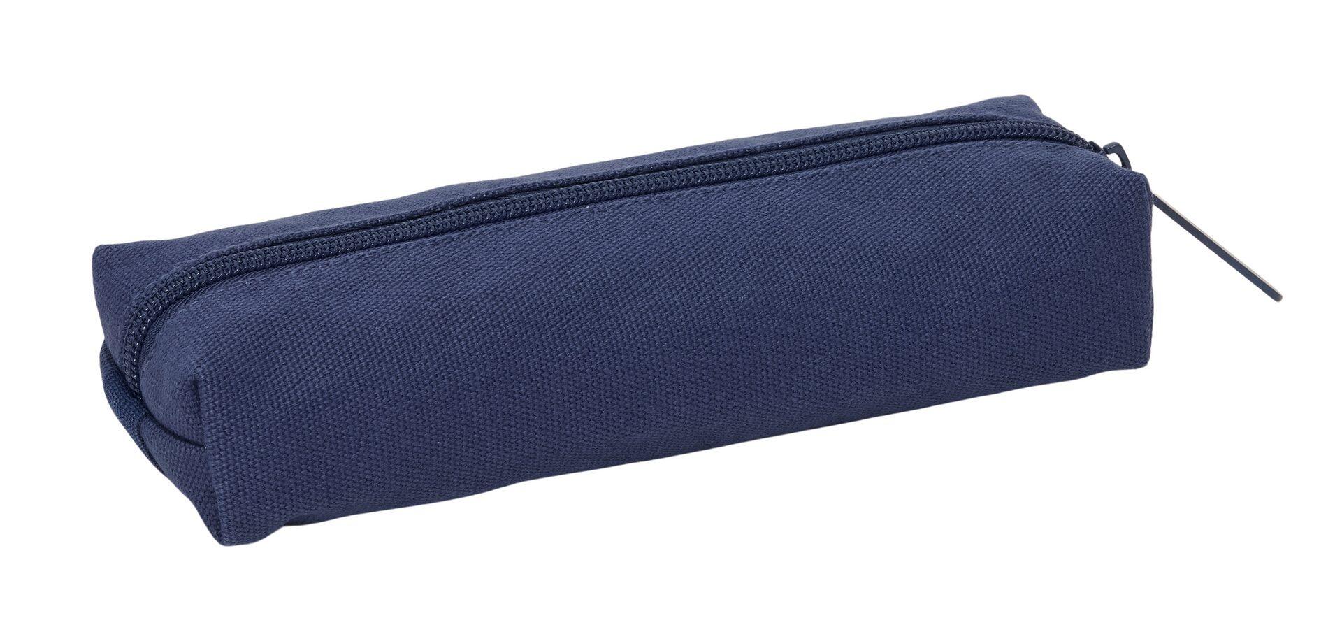 Trousse à crayons triple El Ganso Jeans avec fermetures éclair, bleu marine 2/3