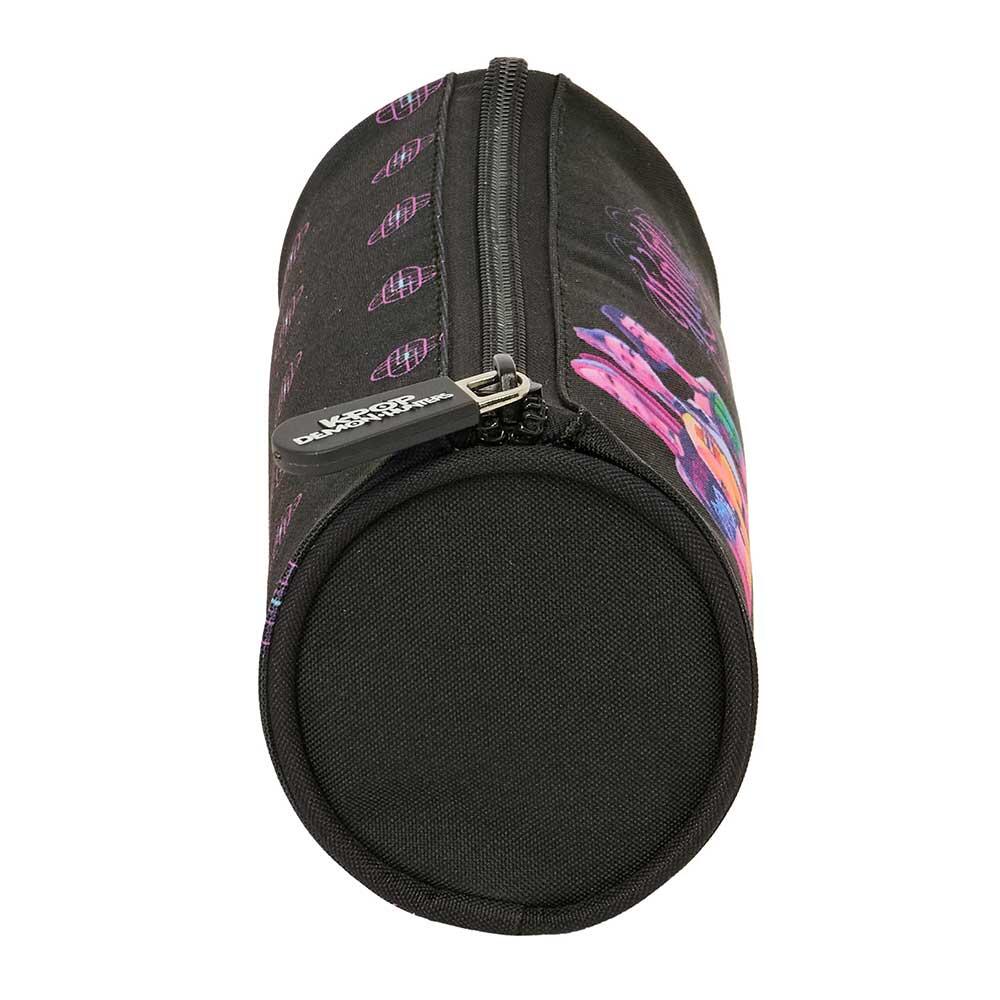 Trousse ronde pour enfants K-Pop Demon Hunters avec fermeture éclair noire 3/3