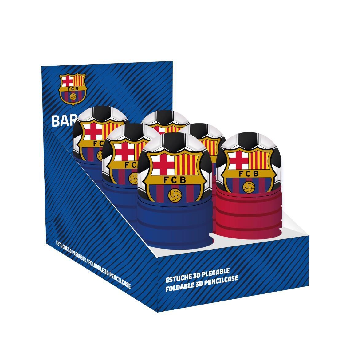 Astuccio pieghevole in silicone per bambini dell'FC Barcelona, ​​bianco 2/3