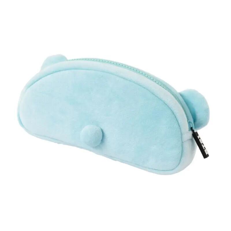 Estuche Portatodo Infantil BT21 Koya de Felpa con Cremallera 20 cm Azul Claro 2/4