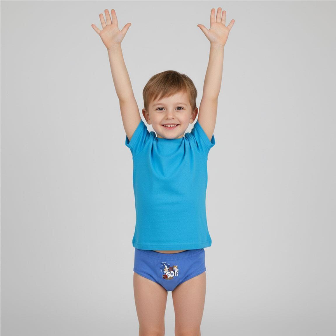 Ensemble de sous-vêtements pour garçons Sonic Cotton avec trousse de toilette 7/7