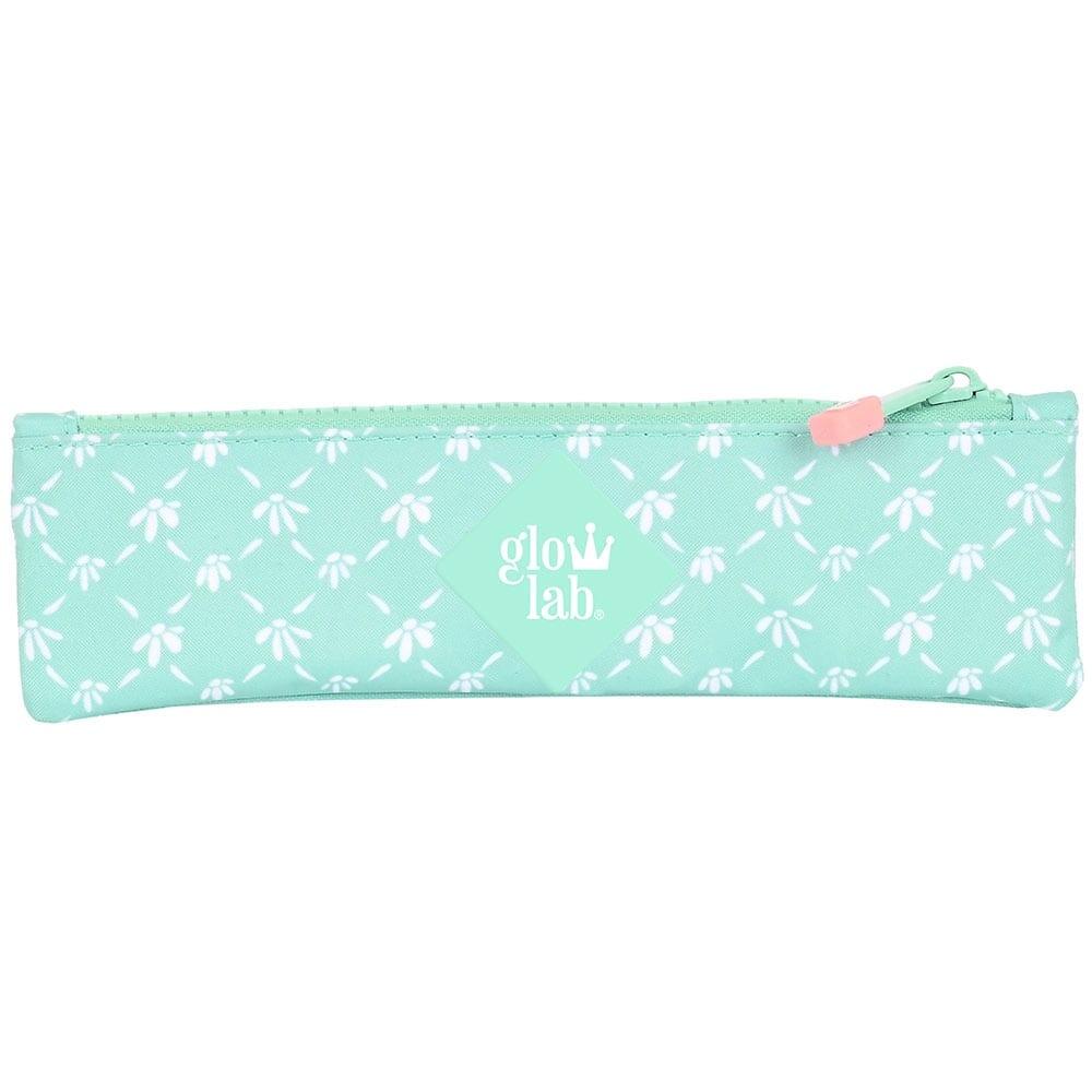 Trousse à crayons pour enfants Glow Lab Pepa avec fermeture éclair, vert menthe 2/2