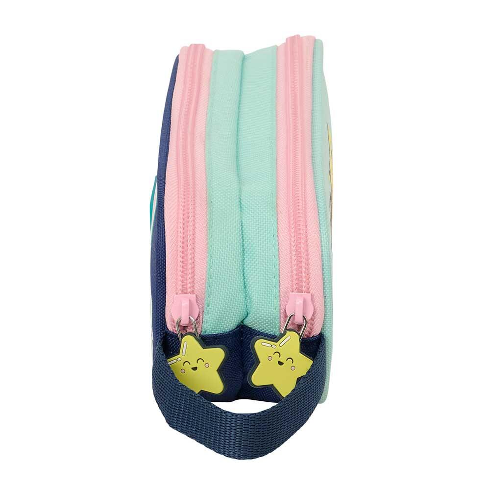 Astuccio per bambini Mr. Wonderful Double Star con cerniera verde menta 3/3