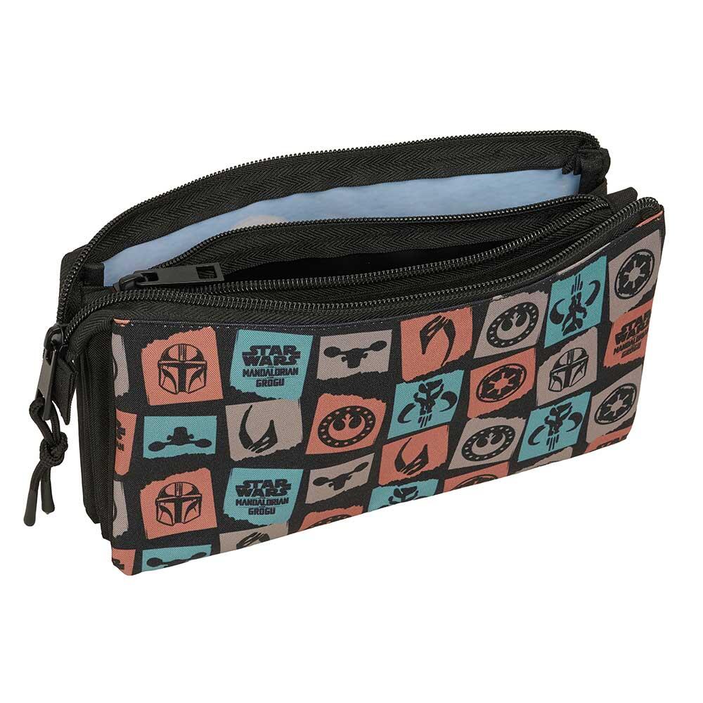 Astuccio triplo per bambini con 3 cerniere, a tema The Mandalorian e Grogu 3/3