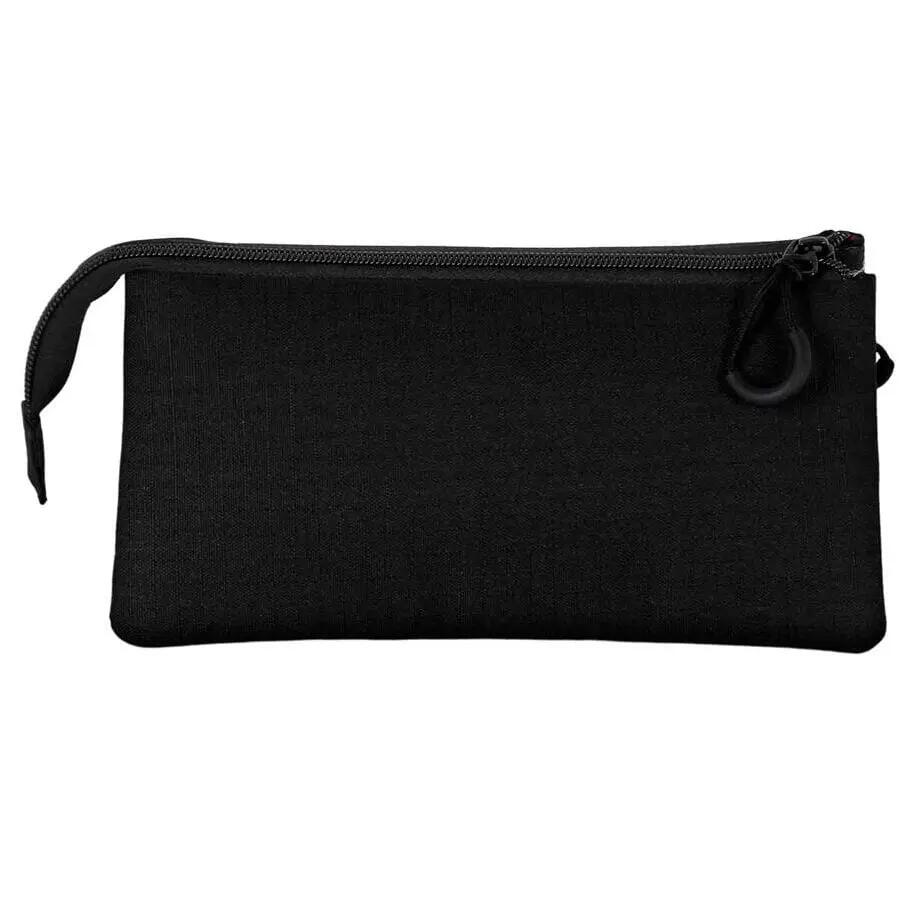Astuccio triplo di Minnie Mouse per bambini, in poliestere con cerniera 3/3