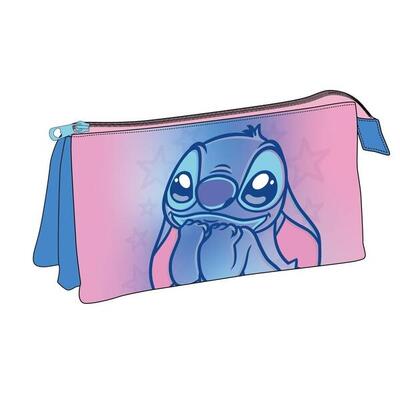 Astuccio per matite Stitch per bambini con accessori per la composizione