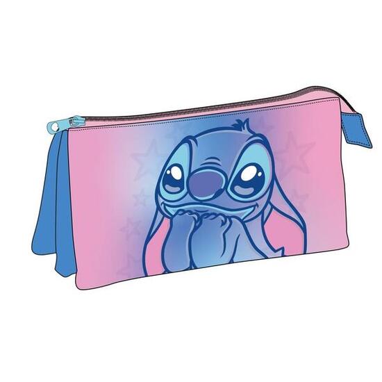 Astuccio per matite Stitch per bambini con accessori per la composizione