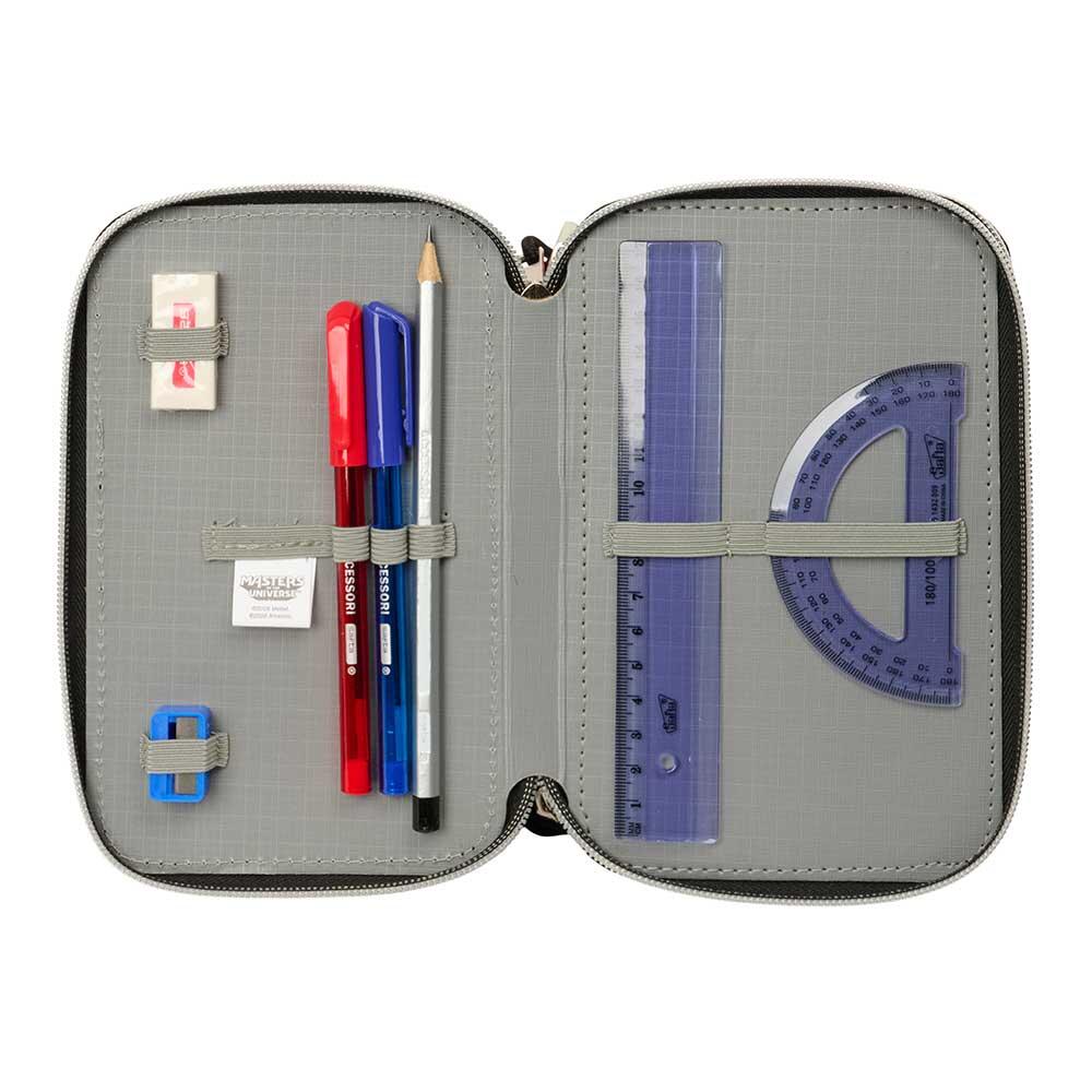 Astuccio per bambini degli Avengers con accessori in poliestere e PVC, rosso 4/6