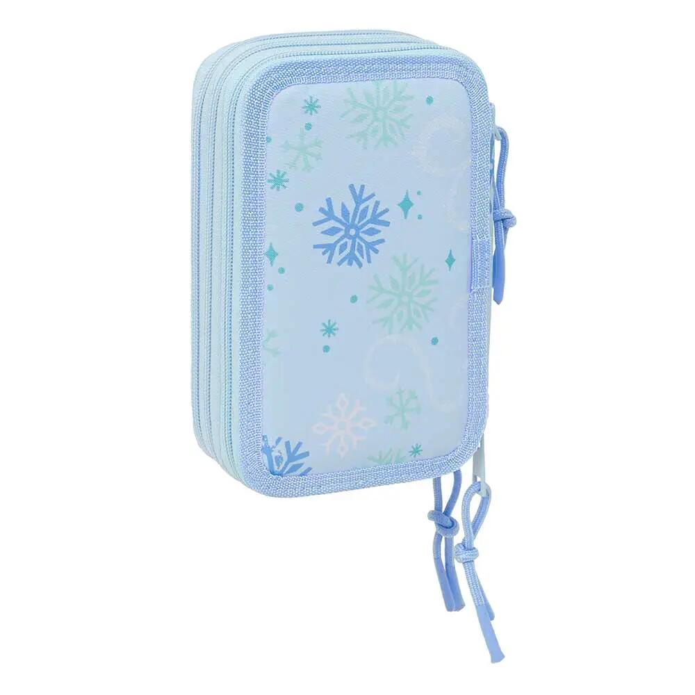 Trousse Stitch pour enfants, double compartiment avec fermeture éclair, bleu 4/7