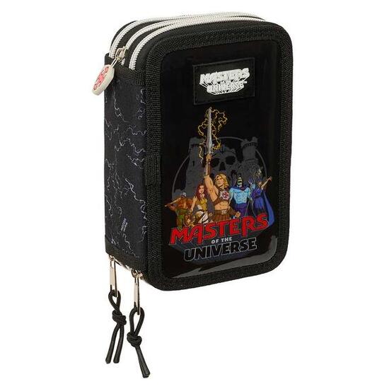 Avengers Kinder-Federmäppchen mit Zubehör aus Polyester und PVC, Rot