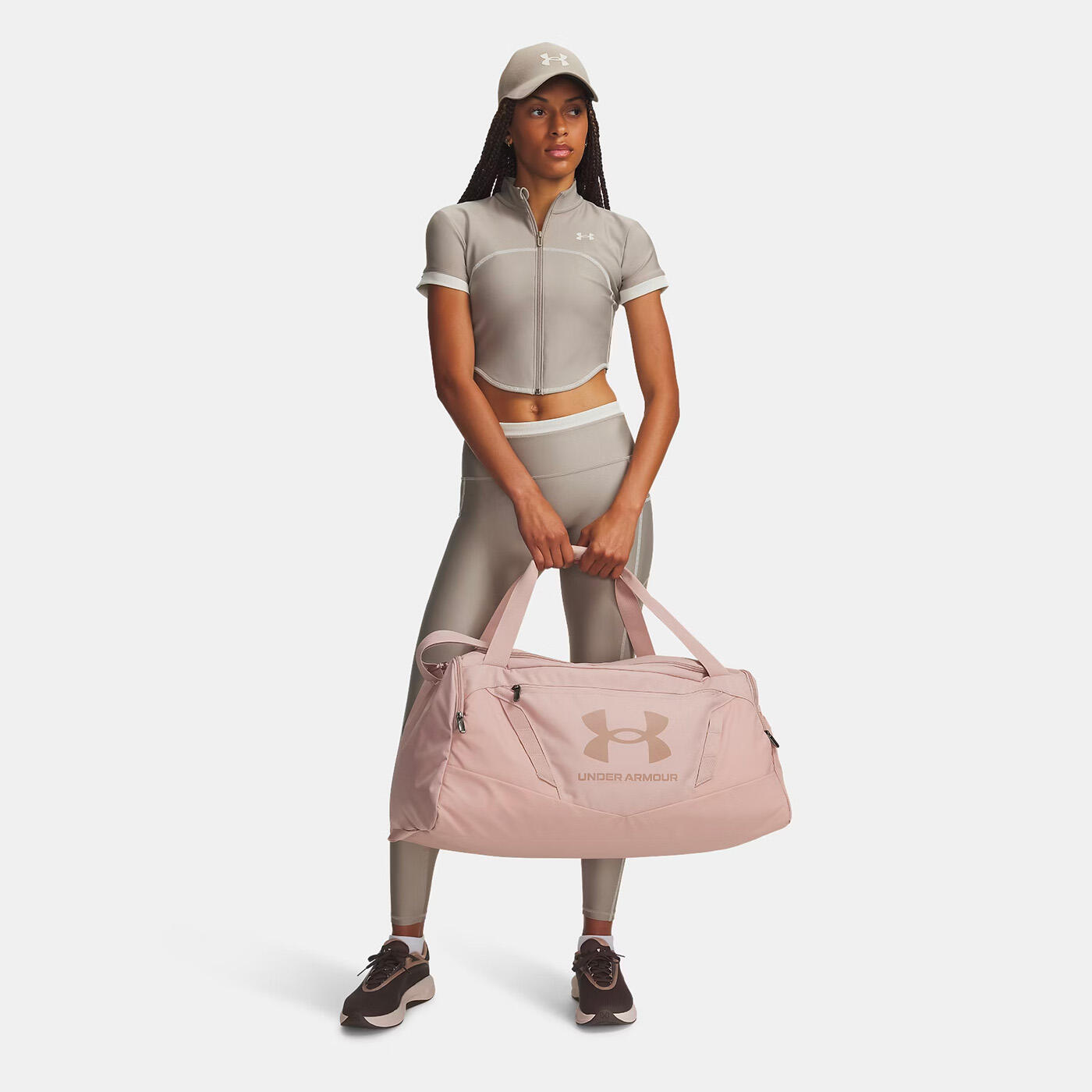 Saco de desporto médio UA Undeniable 5.0 58L Rosa 2/4