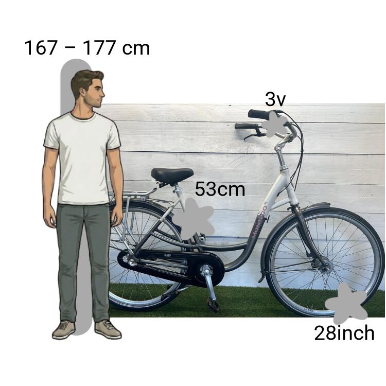 Bicicletta usata Montego Moederfiets 2/4
