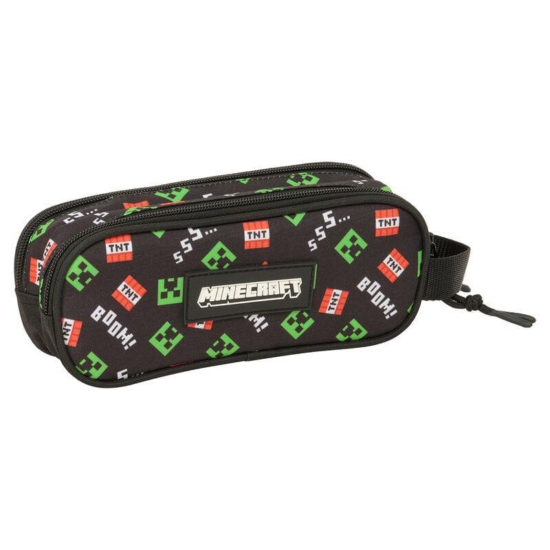 Trousse double Minecraft pour enfants avec 2 compartiments et fermeture éclair 2/3