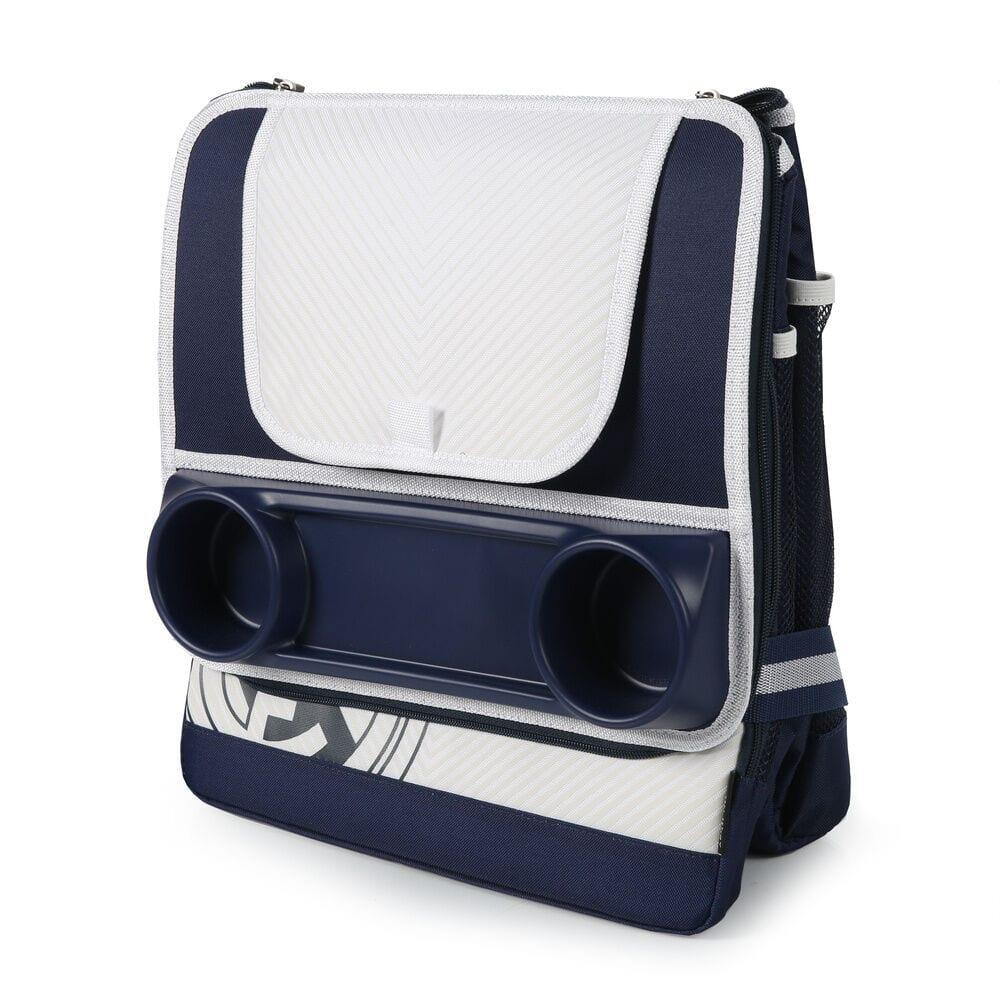 Real Madrid Lunchtasche für Erwachsene mit Rollen, 34 x 28 x 35 cm, Blau 3/4