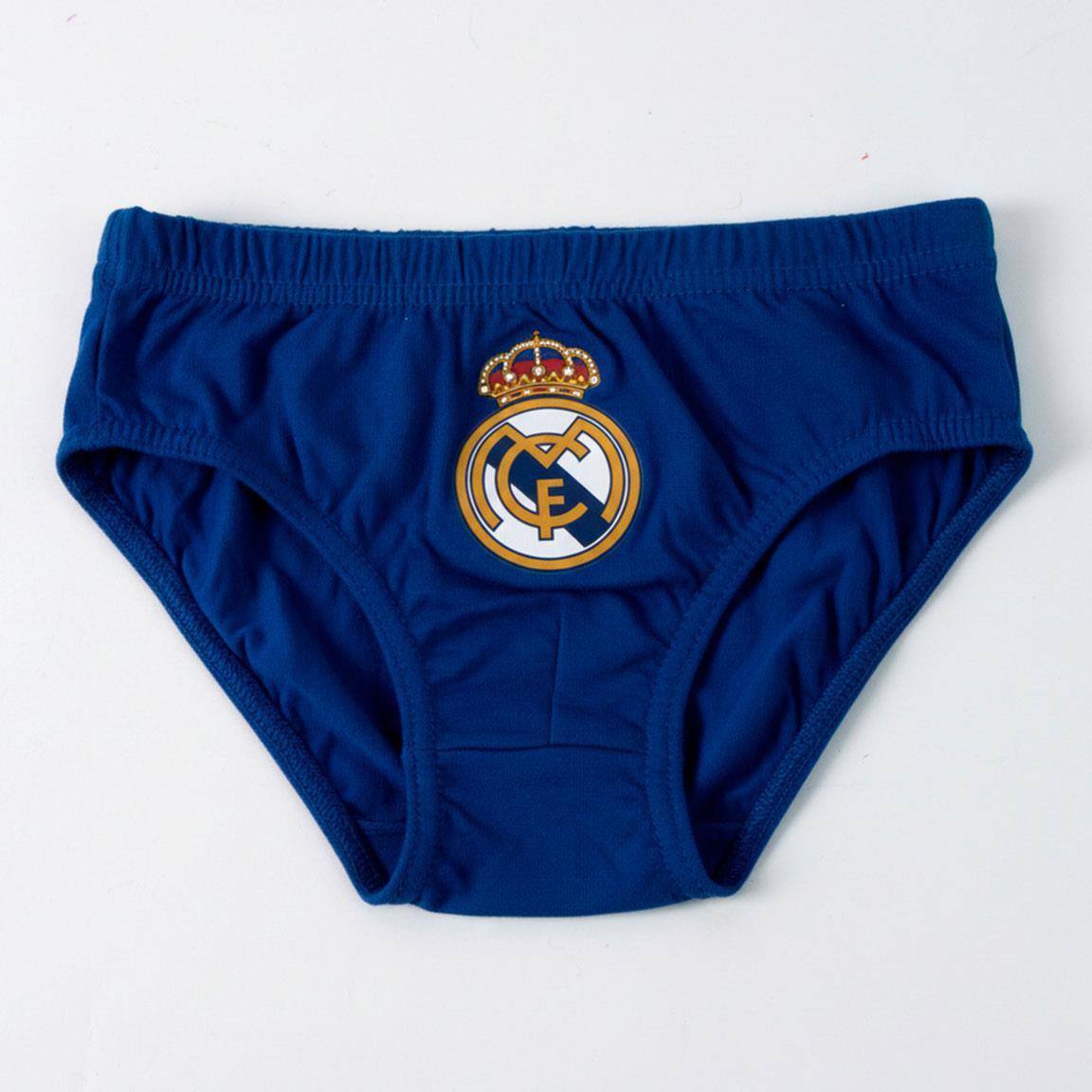 Ensemble de sous-vêtements en coton pour garçon Real Madrid avec trousse de 3/7