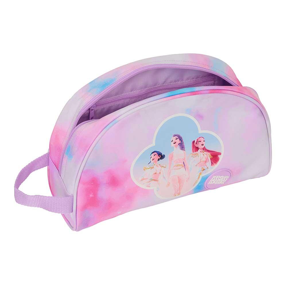 Beauty case per bambini a tema K-Pop Demon Hunters, adattabile al trolley grazie 4/4