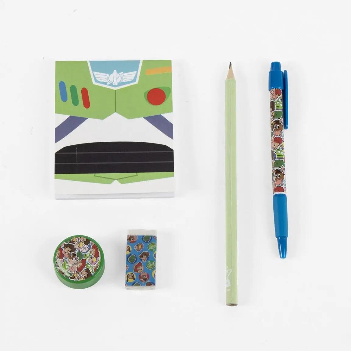 Estojo infantil de pelúcia Toy Story com zíper, branco 7/7