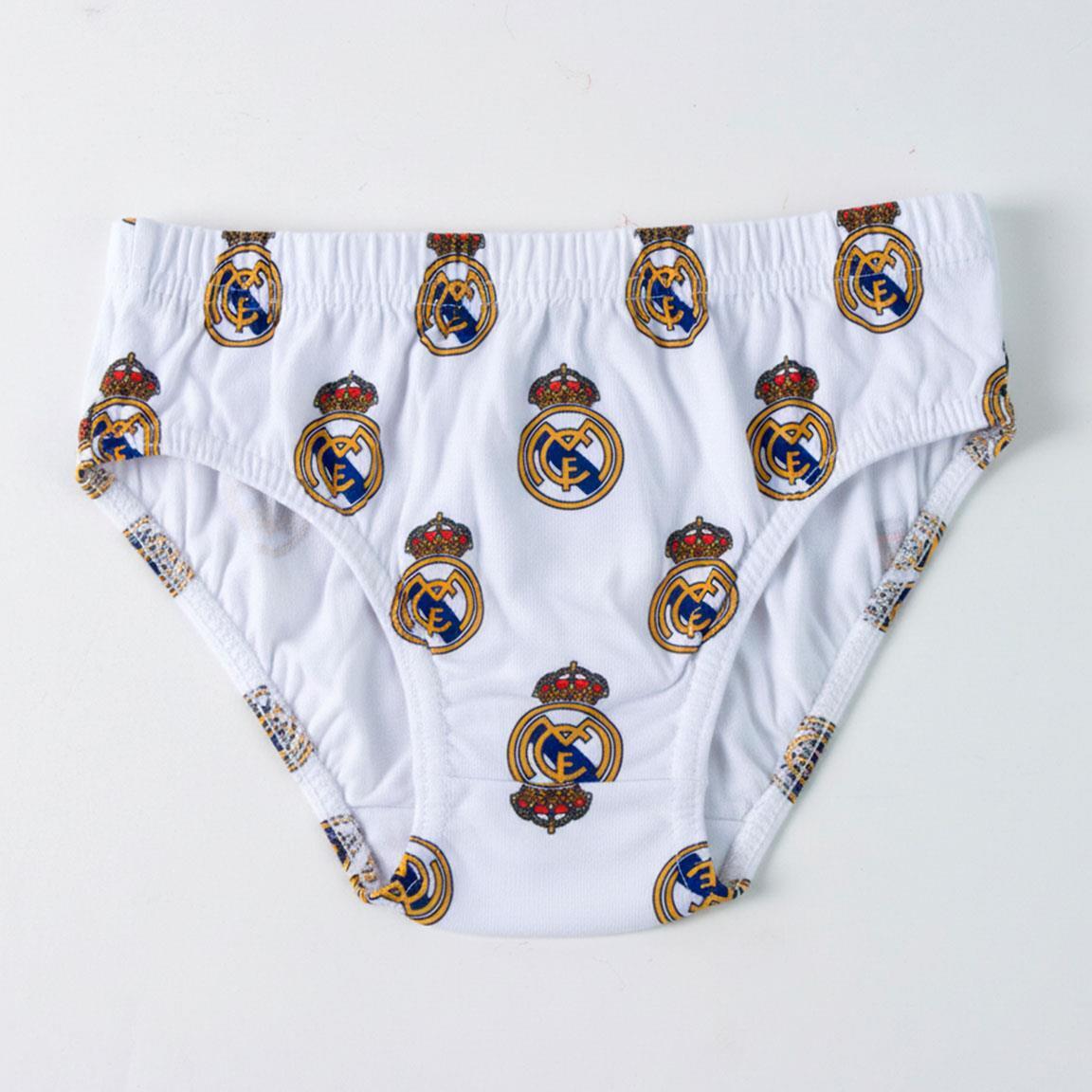 Ensemble de sous-vêtements en coton pour garçon Real Madrid avec trousse de 2/7