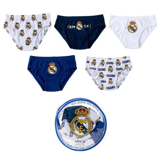 Ensemble de sous-vêtements en coton pour garçon Real Madrid avec trousse de