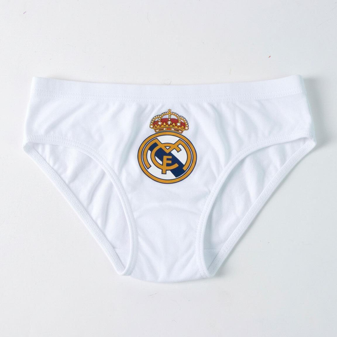 Ensemble de sous-vêtements en coton pour garçon Real Madrid avec trousse de 4/7
