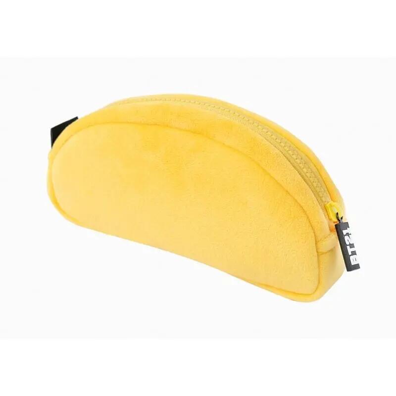BT21 Astuccio per bambini in peluche Chimmy con cerniera, 20 cm, giallo 2/4