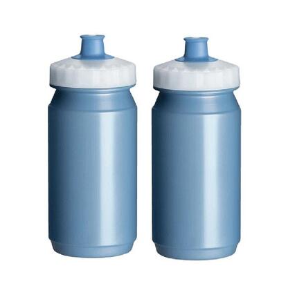 Wasserflasche 2x 550 ml Orange-Schwarz Trinkflasche