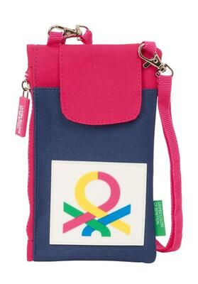Portafoglio/custodia per cellulare Benetton Cherry da adulto con cordino e