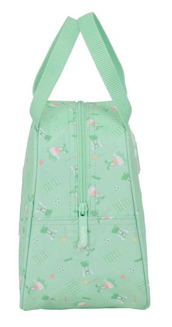 Trousse de toilette Real Betis pour adulte avec 2 fermetures éclair et poignée 3/4