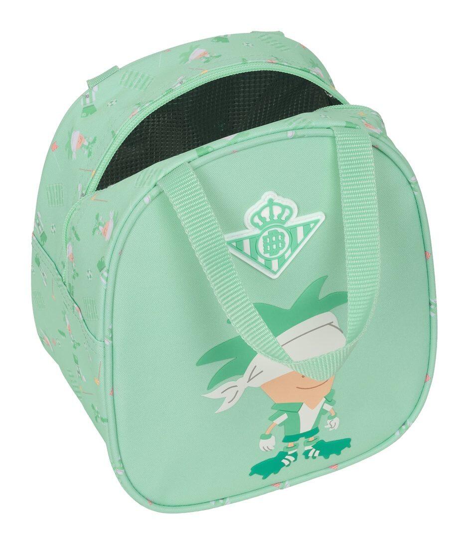 Trousse de toilette Real Betis pour adulte avec 2 fermetures éclair et poignée 4/4