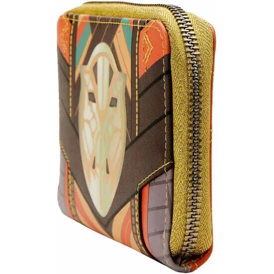 Carteira adulta Okoye Pantera Negra com zíper, 15x10 cm, multicolorida 2/3