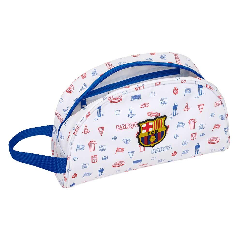 Trousse de toilette enfant FC Barcelone, adaptable à une valise à roulettes avec 4/4