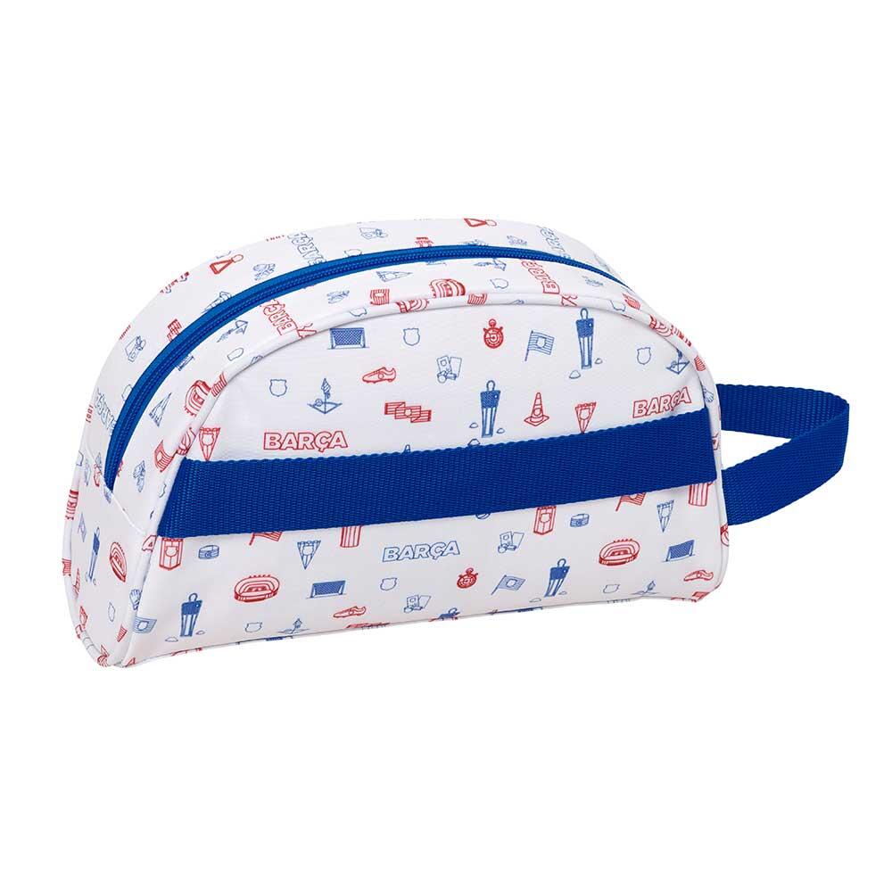 Trousse de toilette enfant FC Barcelone, adaptable à une valise à roulettes avec 2/4