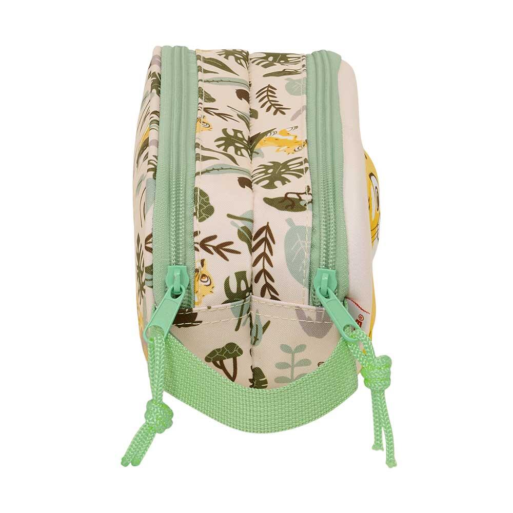 Astuccio doppio Dumbo 3D per bambini con cerniere blu turchese 3/3