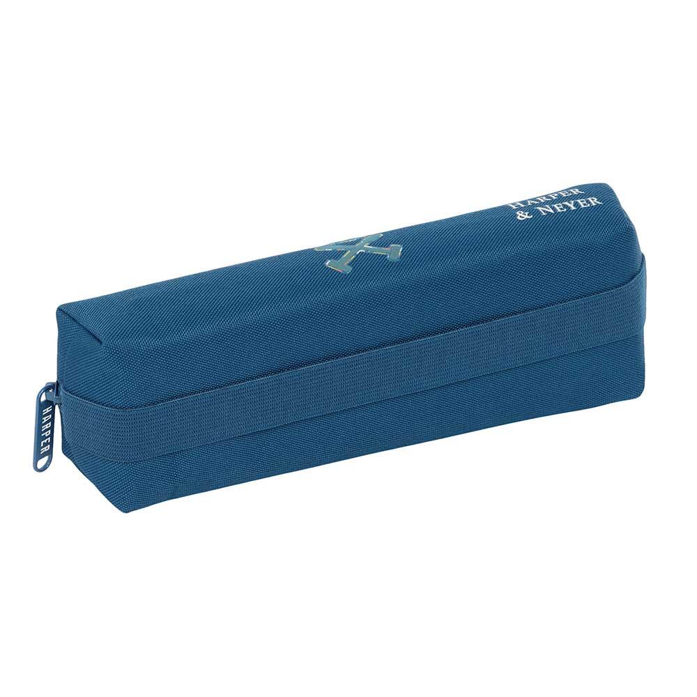 Trousse à crayons Harper & Neyer pour adulte avec fermeture éclair, 22 cm, bleue 3/3