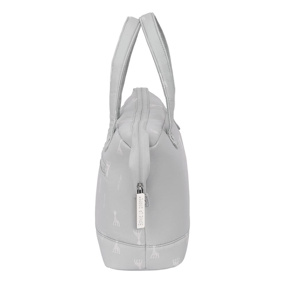 Beauty case da viaggio Sophie La Girafe Mum, riciclato, idrorepellente, grigio 3/3
