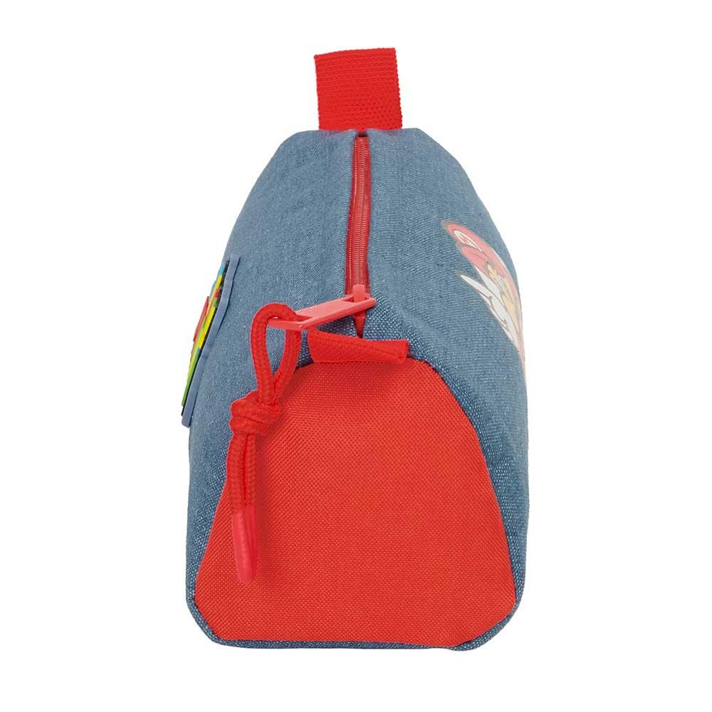 Astuccio per bambini di Super Mario con cerniera e scomparto singolo, blu e 3/3