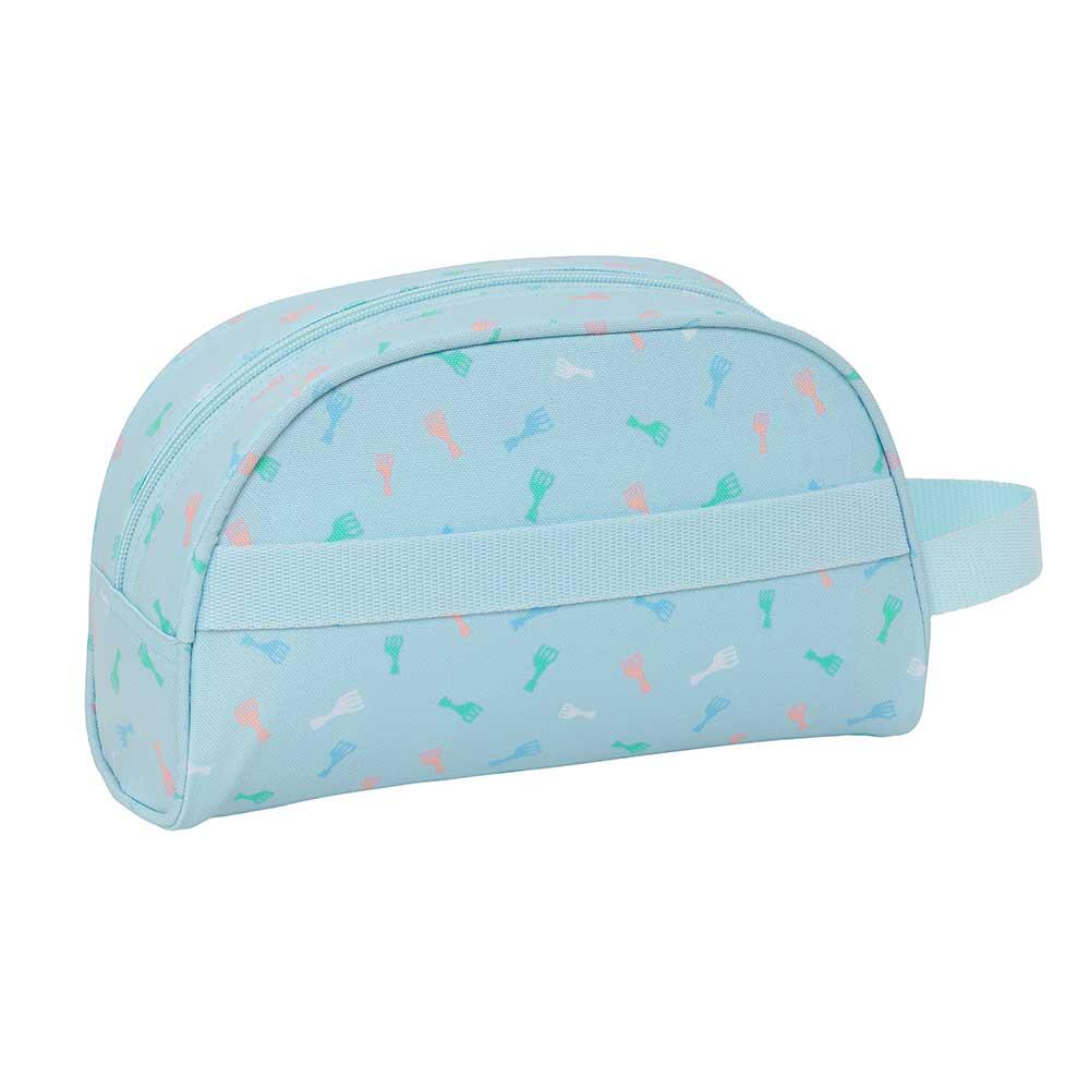 Beauty case per bambini Sophie la Giraffa in poliestere riciclato con manico 2/4
