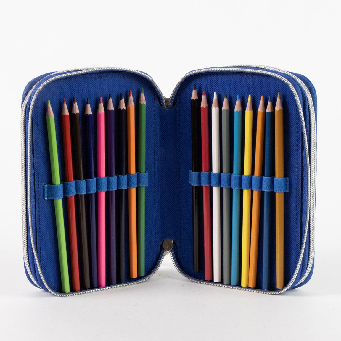 Trousse à crayons Sonic Prime pour enfants, en polyester, avec accessoires et 4/6
