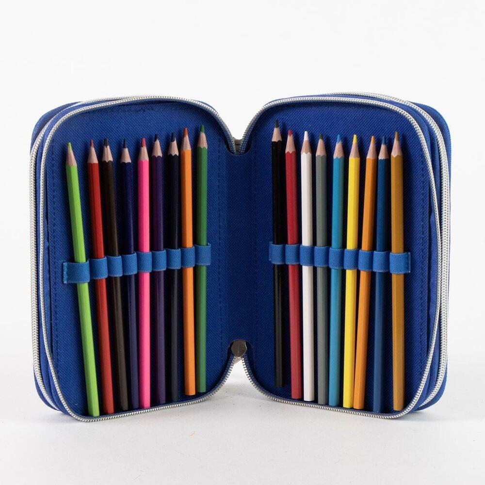 Trousse à crayons Sonic Prime pour enfants, en polyester, avec accessoires et 6/6