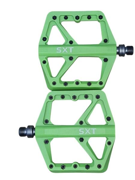 Pedale SXT N-13 Nylon-Fiber Verde Neon.