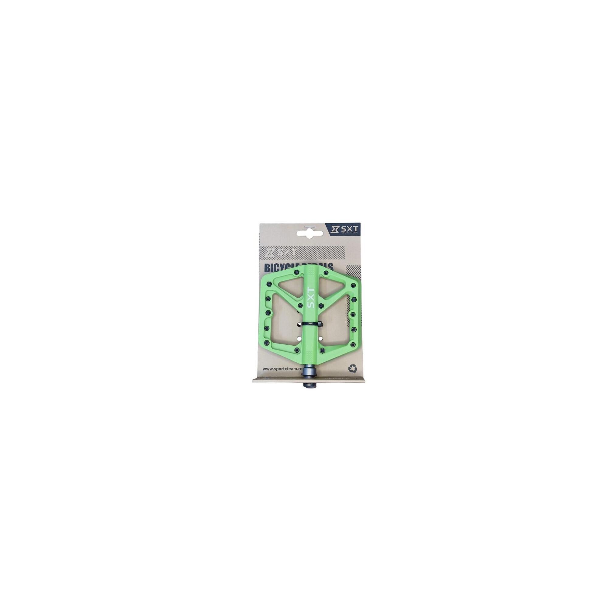 Pedale SXT N-13 Nylon-Fiber Verde Neon.
