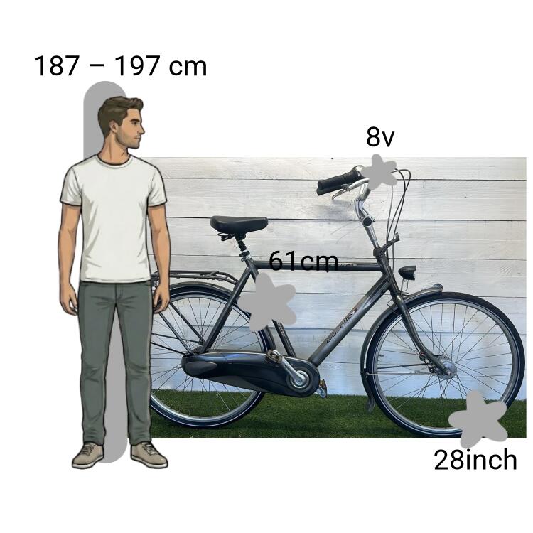 Bicicleta usada Gazelle Accent 2/4