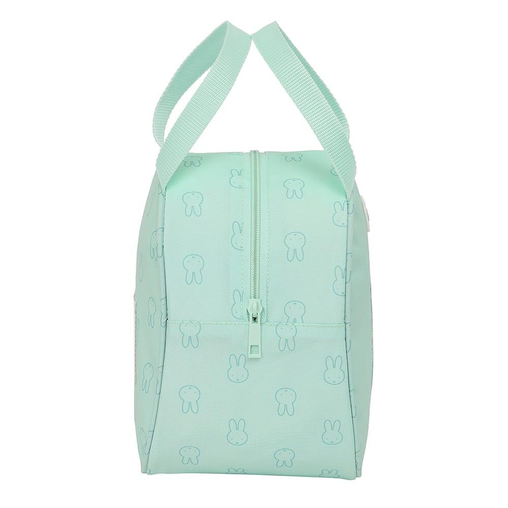Neceser Térmico Infantil Miffy de Material Reciclado Repelente al Agua Menta 3/4