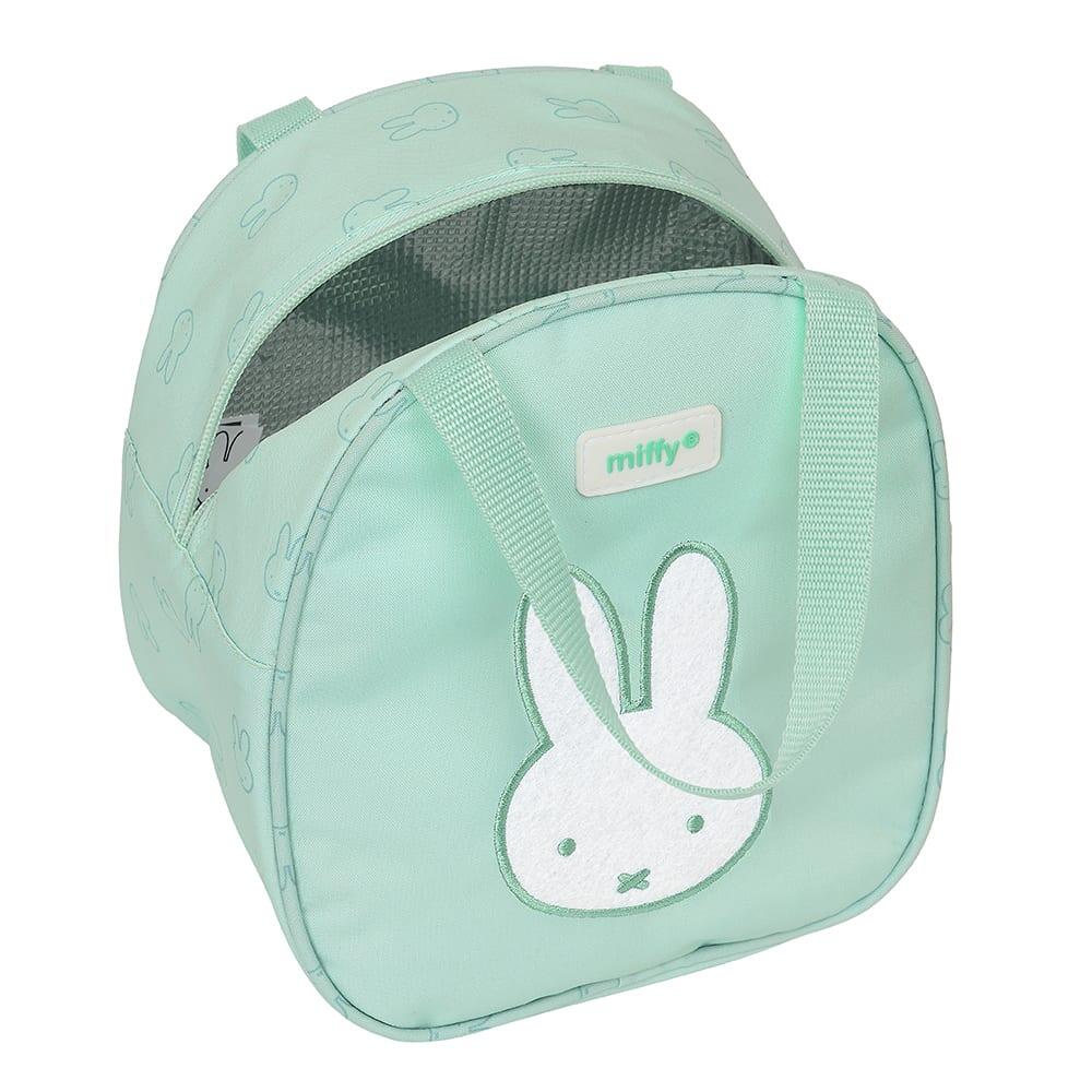 Neceser Térmico Infantil Miffy de Material Reciclado Repelente al Agua Menta 4/4