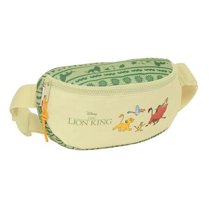 Kinder-Bauchtasche König der Löwen mit Reißverschluss und Gurt Grün