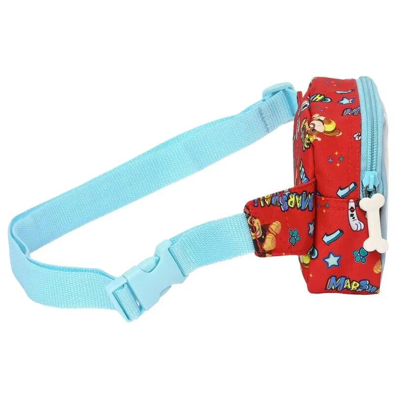 Riñonera Infantil Paw Patrol con Cremallera y Cinta Ajustable Roja 3/3