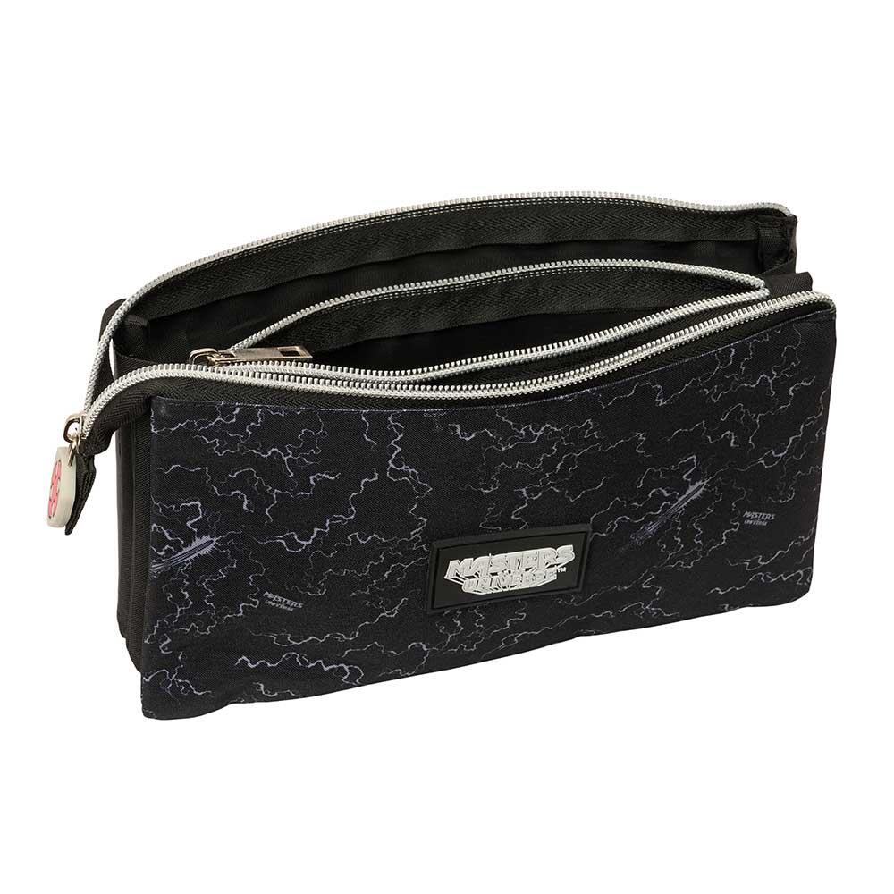 Astuccio triplo Masters of the Universe per adulti con cerniere, nero 3/3