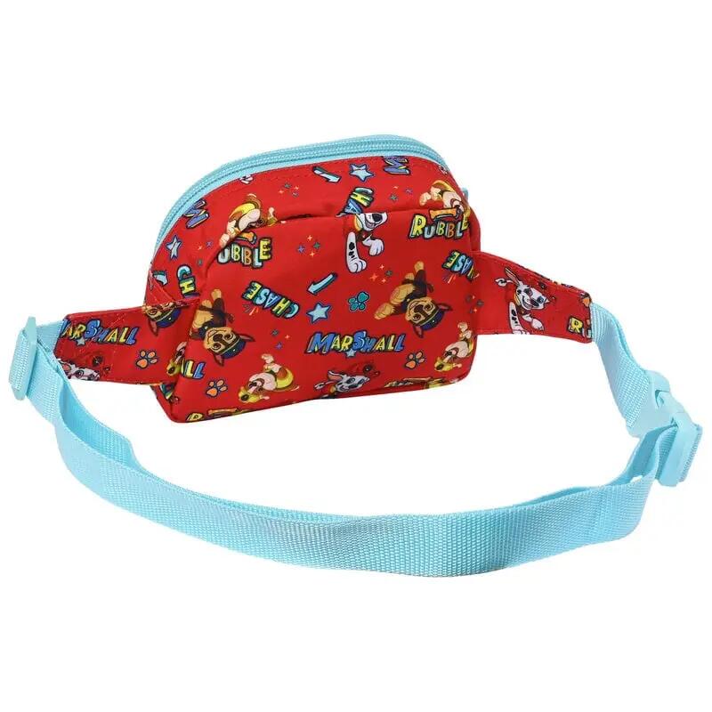 Riñonera Infantil Paw Patrol con Cremallera y Cinta Ajustable Roja 2/3