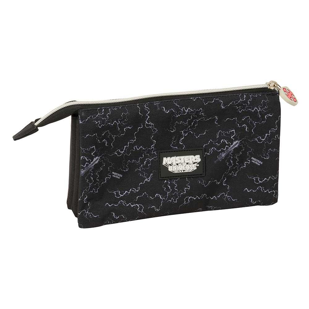 Astuccio triplo Masters of the Universe per adulti con cerniere, nero 2/3